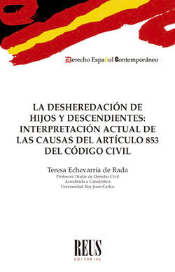 La desheredación de hijos y descendientes, de Echevarría de Rada, María Teresa | portada del libro