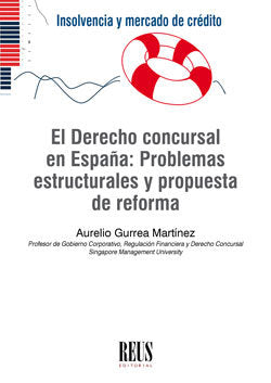 El Derecho concursal en España, de Gurrea Martínez, Aurelio | portada del libro