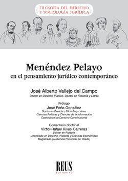 Menéndez Pelayo en el pensamiento jurídico contemporáneo, de Vallejo del Campo, José Alberto | portada del libro