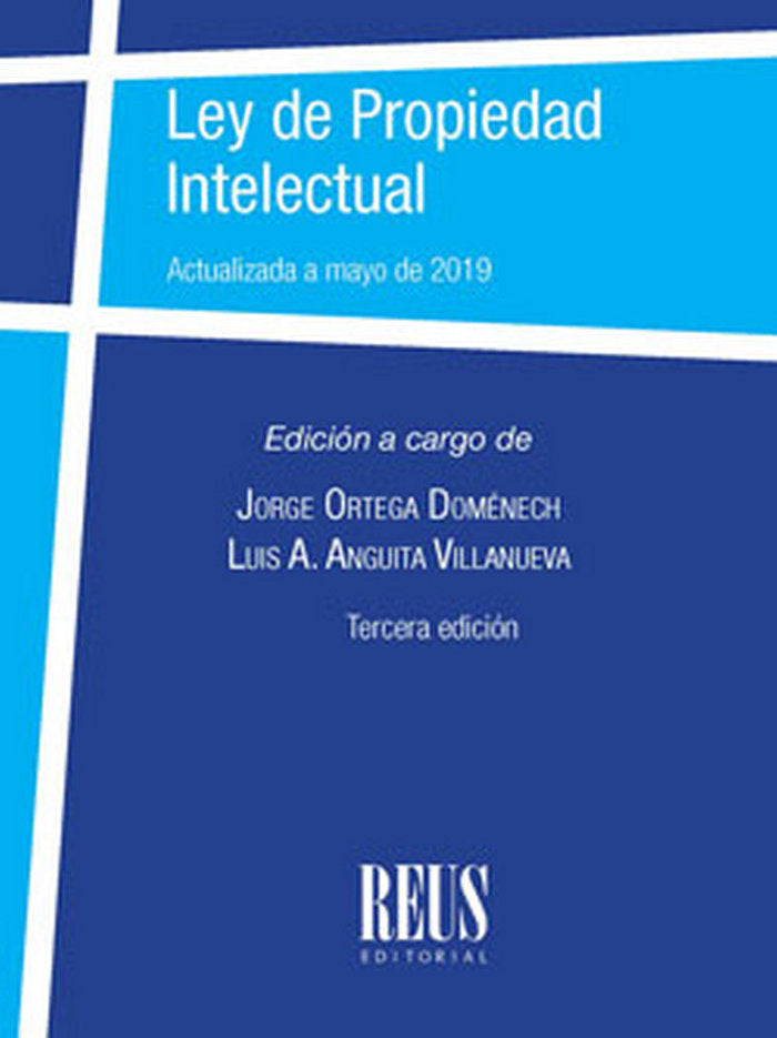 Ley de propiedad intelectual, de Anguita Villanueva, Luis Antonio | portada del libro