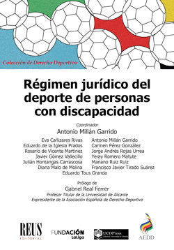 Régimen jurídico del deporte de personas con discapacidad, de Cañizares Rivas, Eva | portada del libro