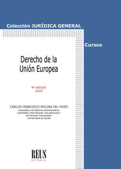 Derecho de la Unión Europea, de Molina del Pozo | portada del libro