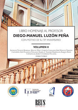 Libro Homenaje al Profesor Diego-Manuel Luzón Peña con motivo de su 70º aniversario, de AA.VV. | portada del libro