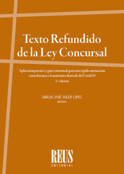 Texto Refundido de la Ley concursal, de Soler López, Carlos José | portada del libro