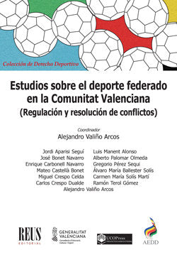 Estudios sobre el deporte federado en la Comunitat valenciana, de Aparisi Seguí, Jordi | portada del libro