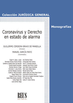 Coronavirus y Derecho en estado de alarma, de Álvarez-Ossorio Micheo, Fernando | portada del libro