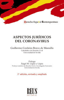 ASPECTOS JURIDICOS DEL CORONAVIRUS, de CERDEIRA BRAVO DE MANSILLA, GUILLERMO | portada del libro