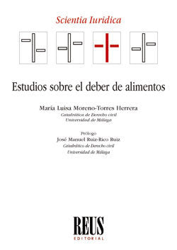 Estudios sobre el deber de alimentos, de MORENO-TORRES HERRERA, MARIA LUISA | portada del libro