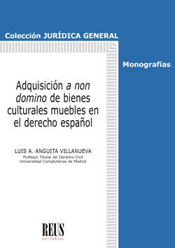 LA ADQUISICION A NON DOMINO DE BIENES CULTURALES MUEBLES EN, de ANGUITA VILLANUEVA, LUIS ANTONIO | portada del libro