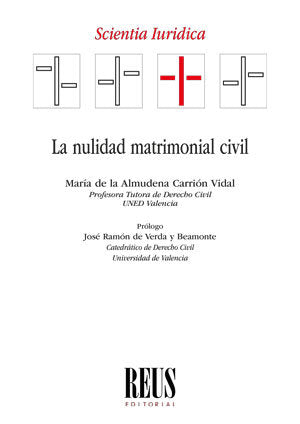 La nulidad matrimonial civil, de CARRION VIDAL, MARIA DE LA ALMUDENA | portada del libro
