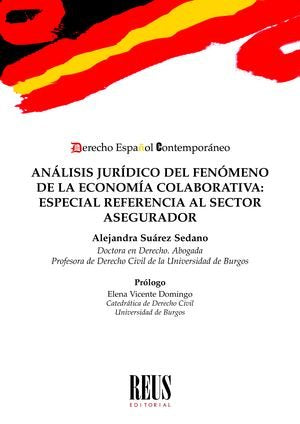 ANALISIS JURIDICO DEL FENOMENO DE LA ECONOMIA COLABORATIVA:, de SUAREZ SEDANO, ALEJANDRA | portada del libro