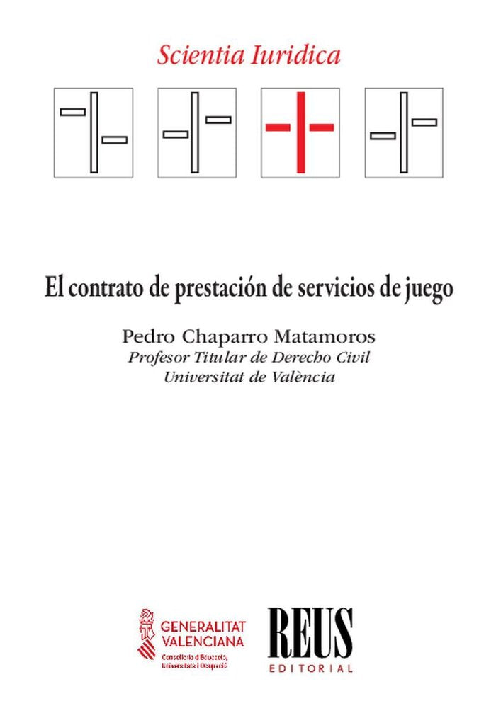 EL CONTRATO DE PRESTACION DE SERVICIOS DE JUEGO, de CHAPARRO MATAMOROS, PEDRO | portada del libro