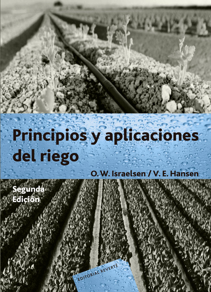 Principios y aplicaciones del riego, de Israelsen, Orson Winso | portada del libro