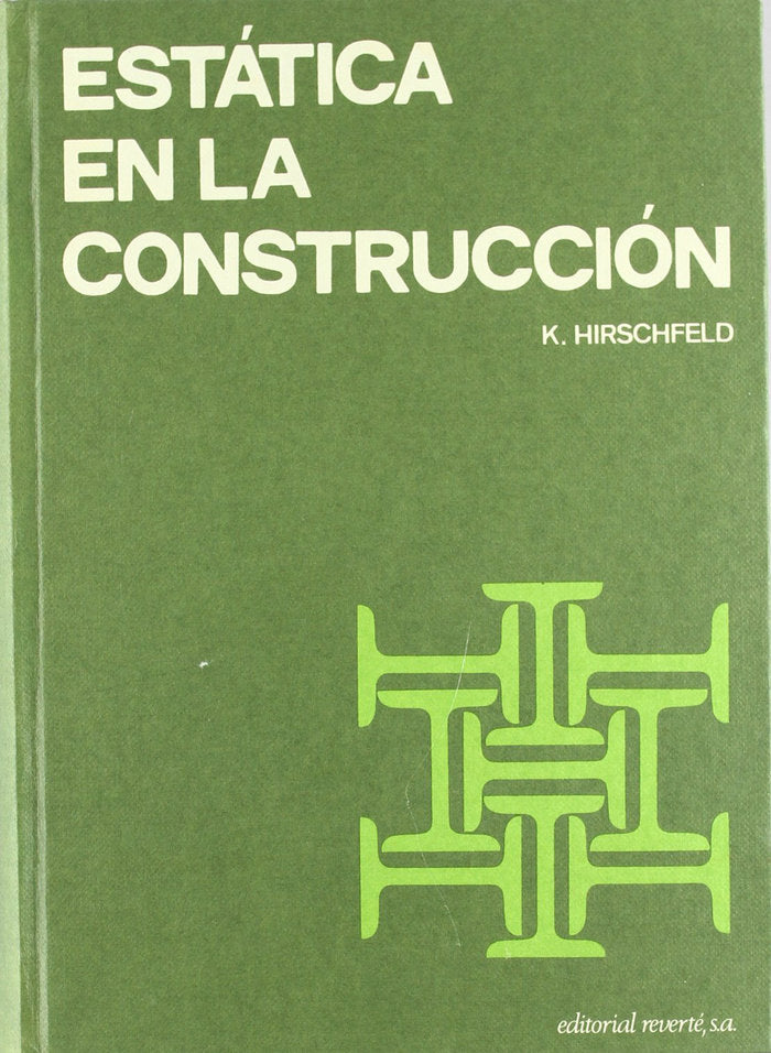 Estatica en la Construccion, de Hirschfeld, K. | portada del libro