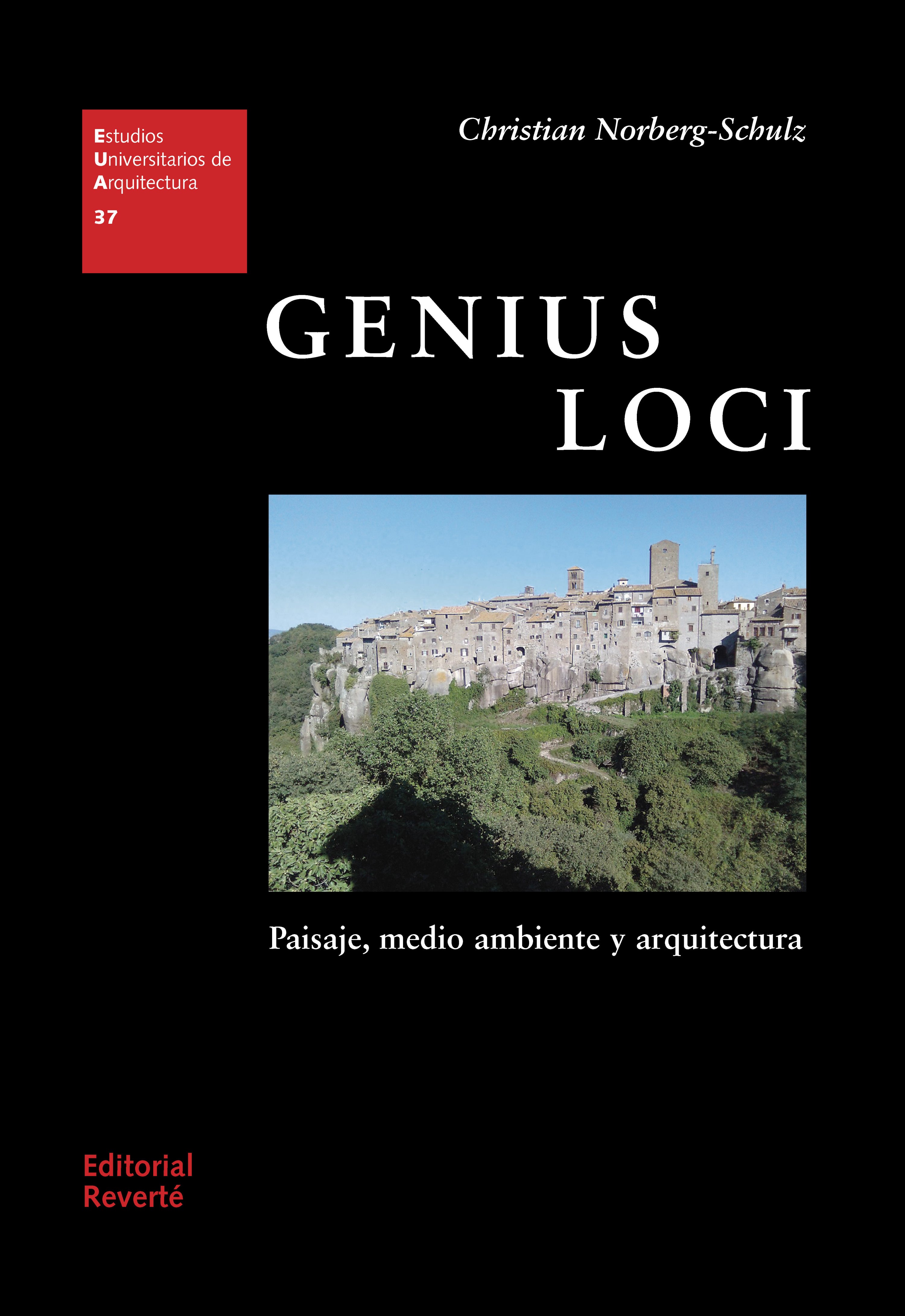 Genius loci: paisaje, ambiente y arquitectura, de NORBERG-SCHULZ | portada del libro