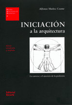 INICIACION A LA ARQUITECTURA, de MUÑOZ COSME | portada del libro