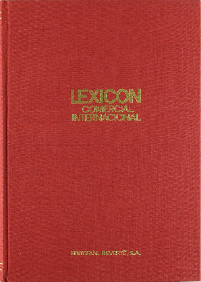 Lexicon comercial internacional, de Vicens Carrió, J. | portada del libro