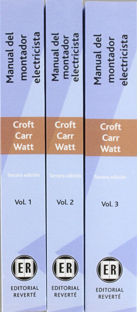 Manual del montador electricista (3 vol. - OC) ., de Croft, Terrel | portada del libro