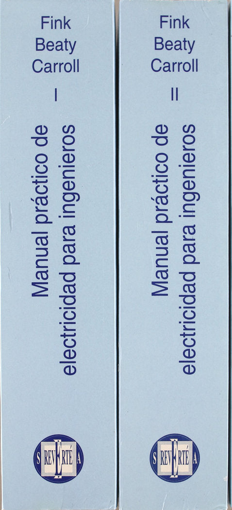 Manual práctico electricidad ingenieros (3 tomos - OC) ., de Fink, Donald G. | portada del libro