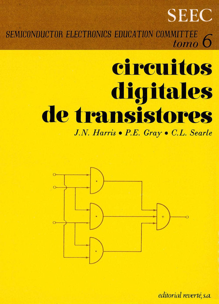 Circuitos digitales de transistores Tomo VI, de S.E.E.C. | portada del libro
