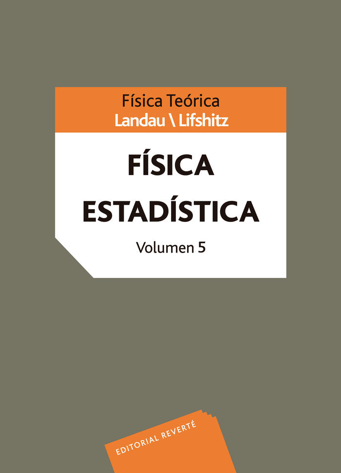 Física teórica. Física estadística. Vol. V, de Landau, L. D. | portada del libro