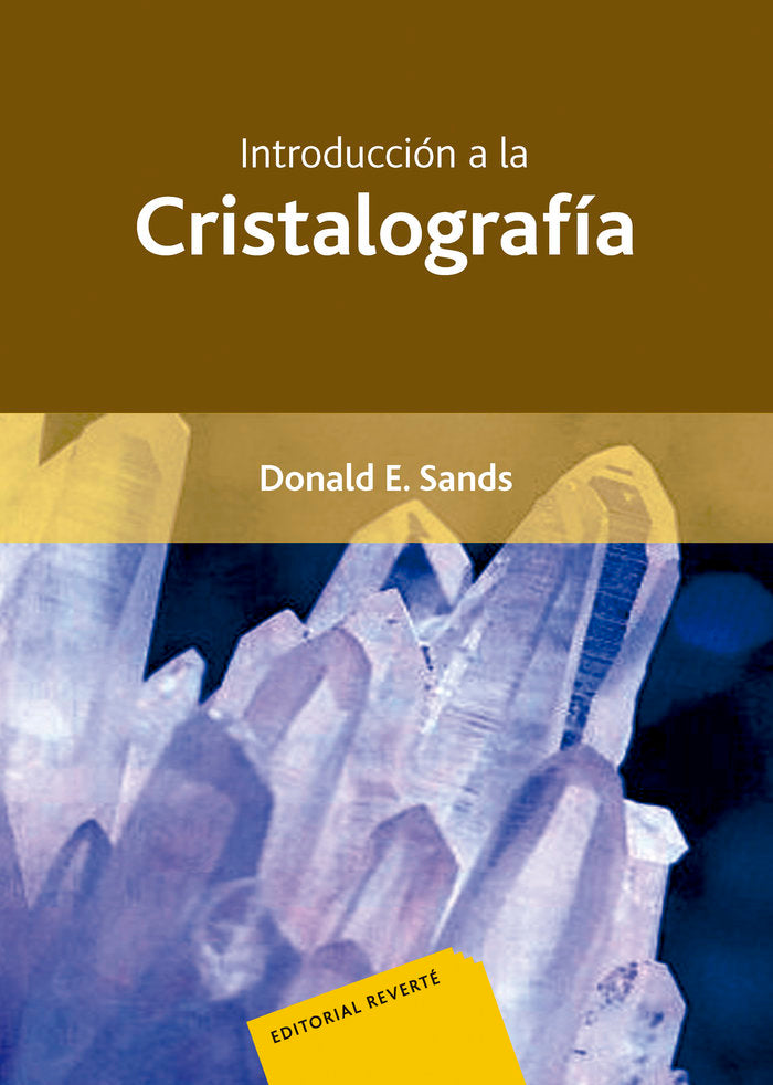 Introducción a la cristalografía, de Sands, Donald E. | portada del libro
