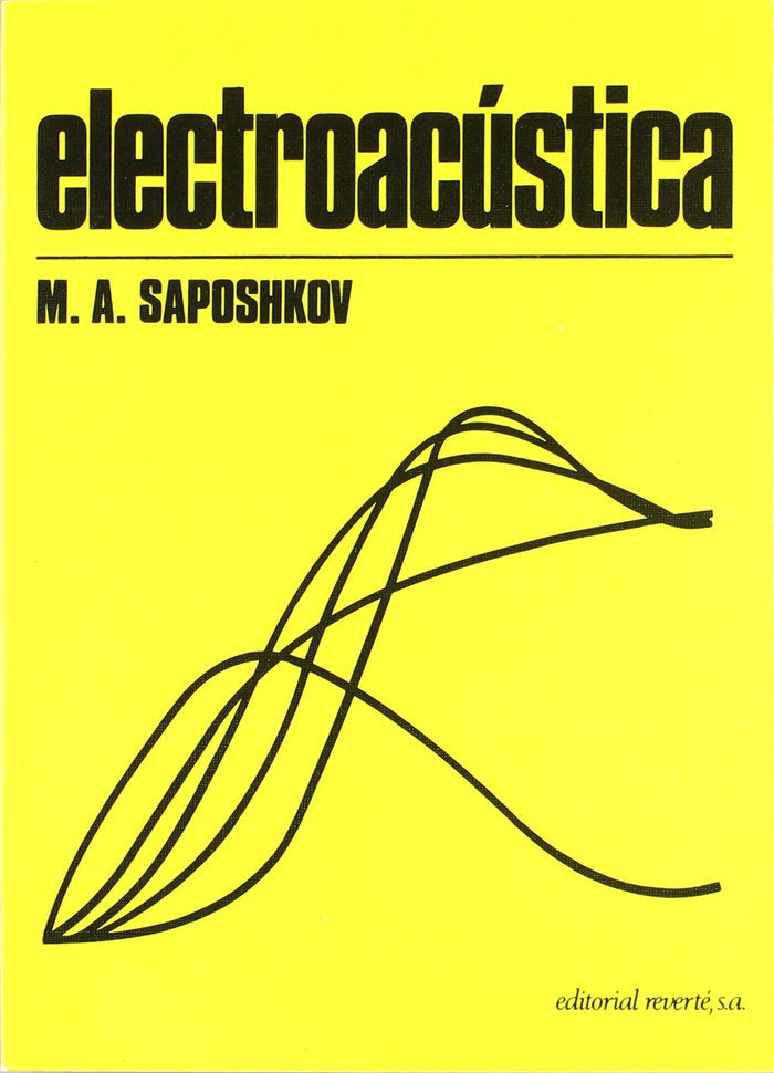 Electroacústica, de Saposhkov, M. A. | portada del libro