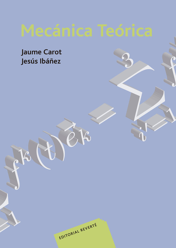Mecánica Teórica, de Carot, Jaume | portada del libro