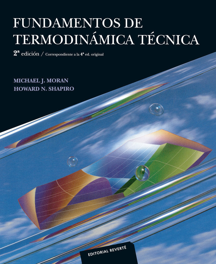 Fundamentos de termodinámica técnica (2 ED.) ., de Moran, Michael. J. | portada del libro