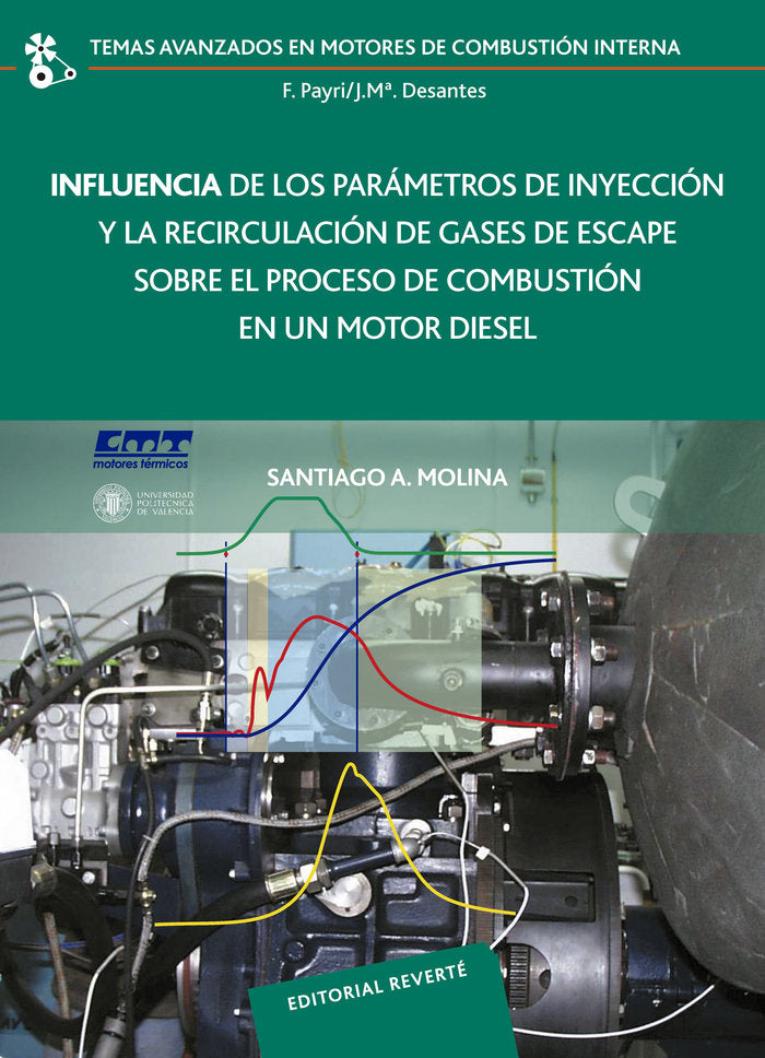 Influencia de los parámetros de inyección y regulación de gases de escape, de Molina Alcaide, Santiago | portada del libro