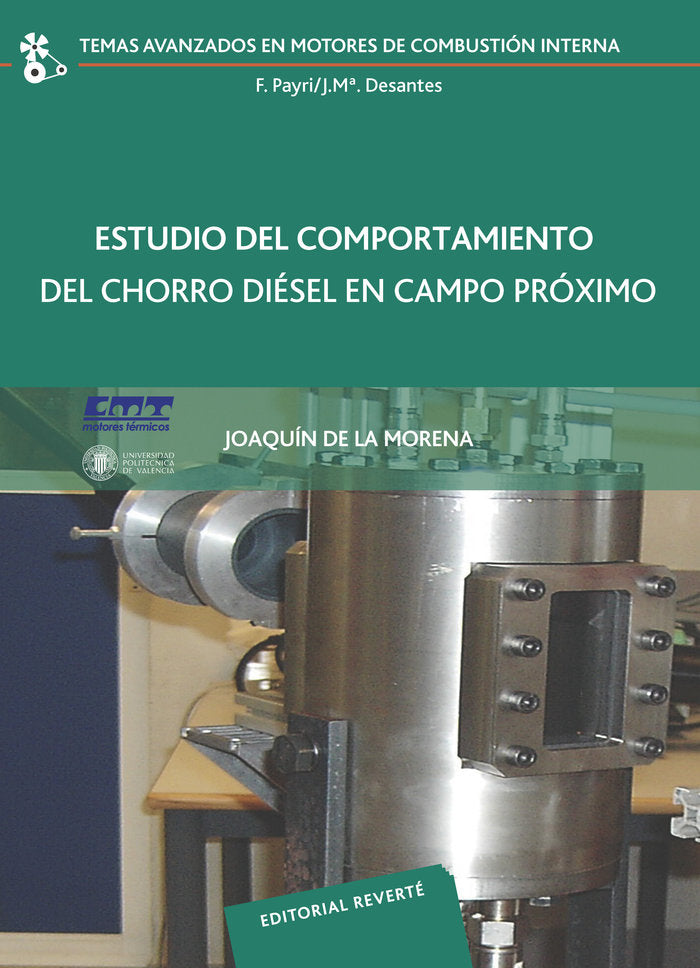 Estudio del comportamiento del chorro diésel en campo próximo, de De la Morena, Joaquín | portada del libro