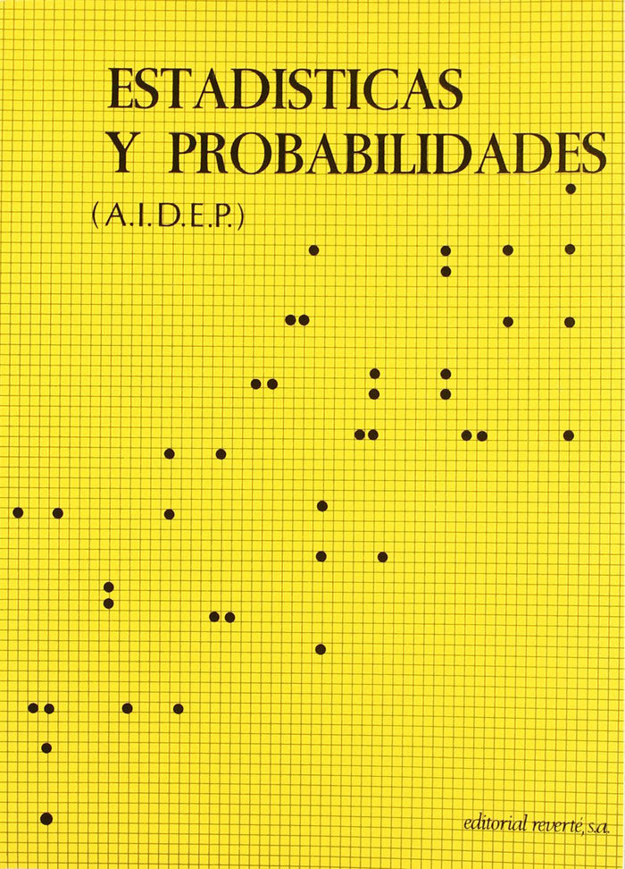 Estadísticas y probabilidades, de A.I.D.E.P. | portada del libro