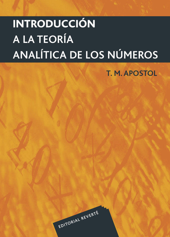 Introducción a la teoría analítica de números, de Apostol, T. M. | portada del libro
