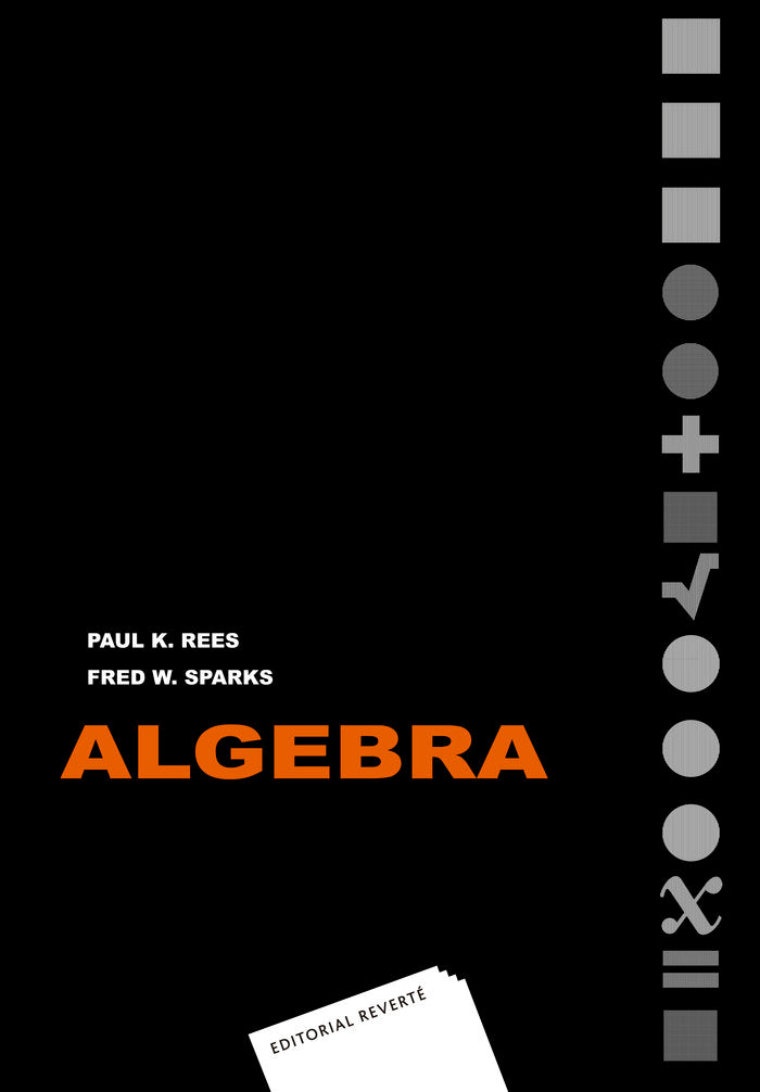 Álgebra, de Rees, Paul K. | portada del libro