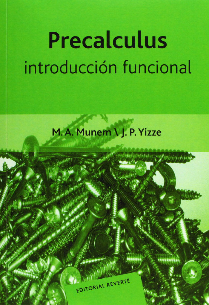 Precálculus. Introducción funcional, de Munem, M. A. | portada del libro