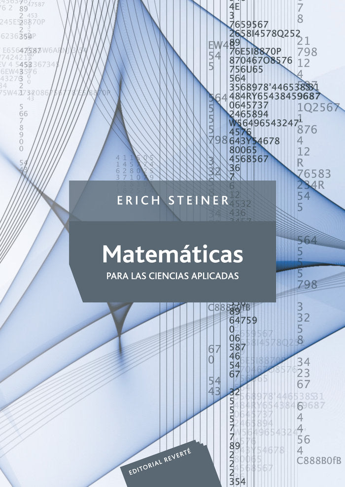 Matemáticas para las ciencias aplicadas, de Steiner, Erich | portada del libro