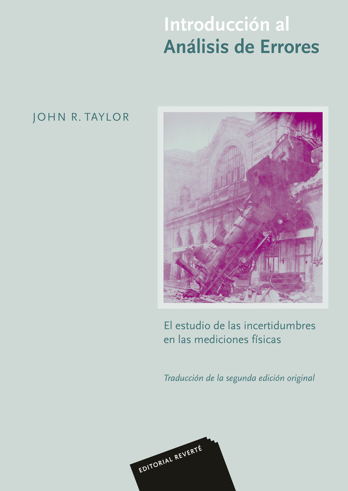 Introducción al análisis de errores, de Taylor, John R. | portada del libro