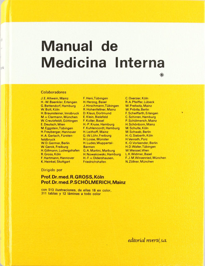 Manual de medicina interna. Volumen 1, de Gross, R. | portada del libro