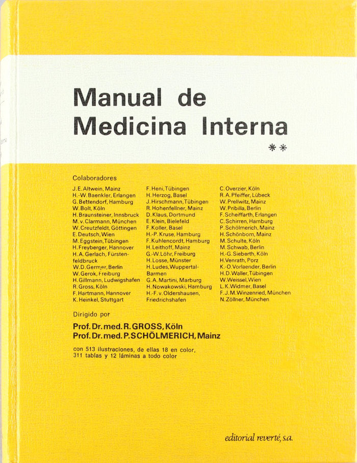 Manual de medicina interna. Volumen 2, de Gross, R. | portada del libro