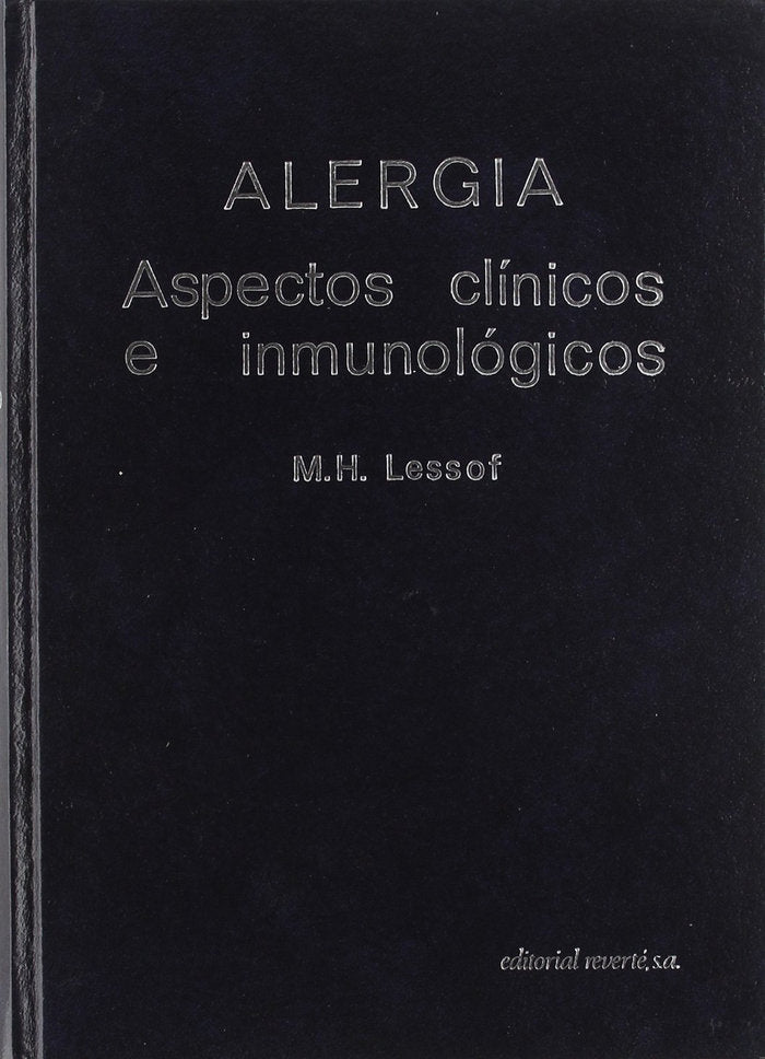 Alergia. Aspectos clínicos e inmunológicos, de Lessof, M. H. | portada del libro