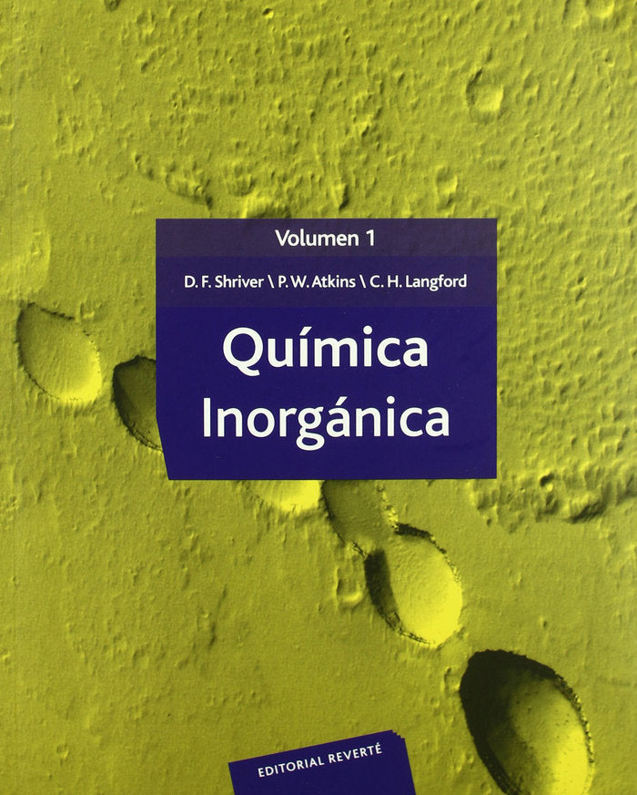 Química inorgánica. I, de Shriver, Duward F. | portada del libro