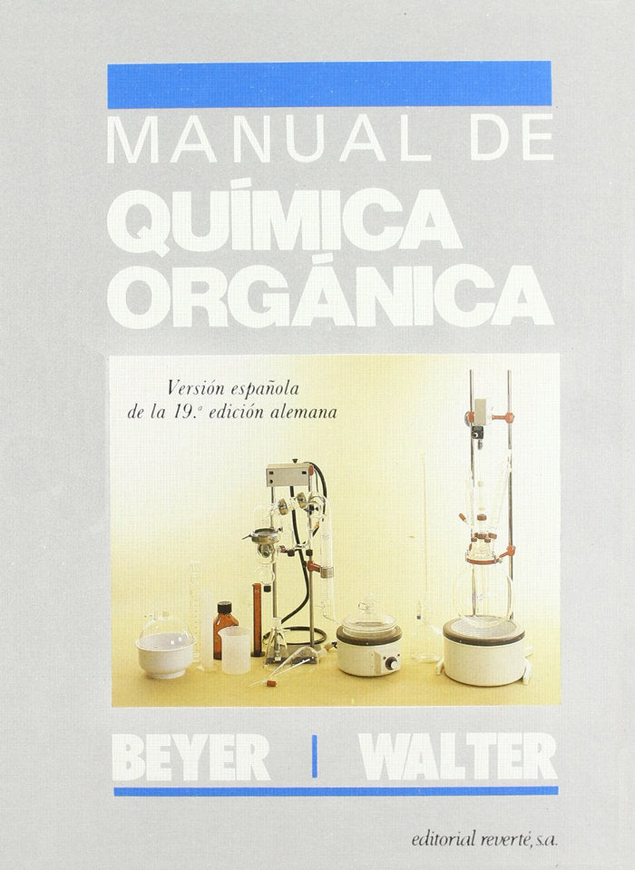 Manual de química orgánica, de Beyer, H. | portada del libro