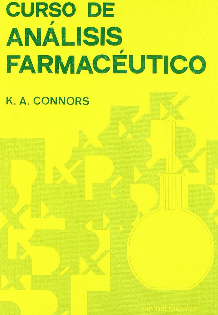Curso análisis farmacéutico, de Connors, K. A. | portada del libro