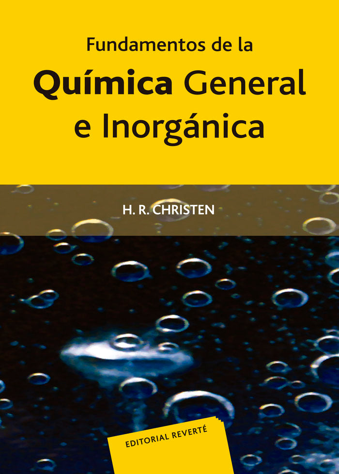 Fundamentos de la química general e inorgánica, de Christen, Hans Rudolf | portada del libro