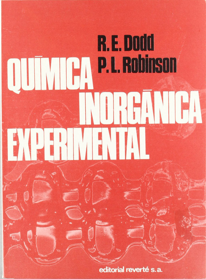 Química inorgánica experimental, de Dodd, R. E. | portada del libro