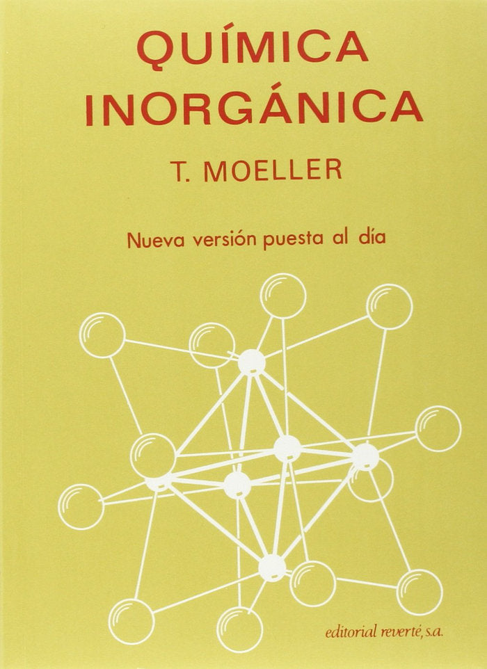 Química inorgánica, de Moeller, Therald | portada del libro