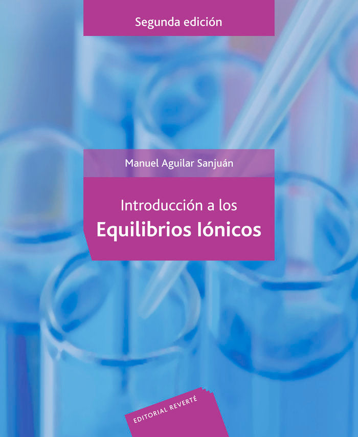 Introducción a los equilibrios iónicos, de Aguilar Sanjuán, M. | portada del libro