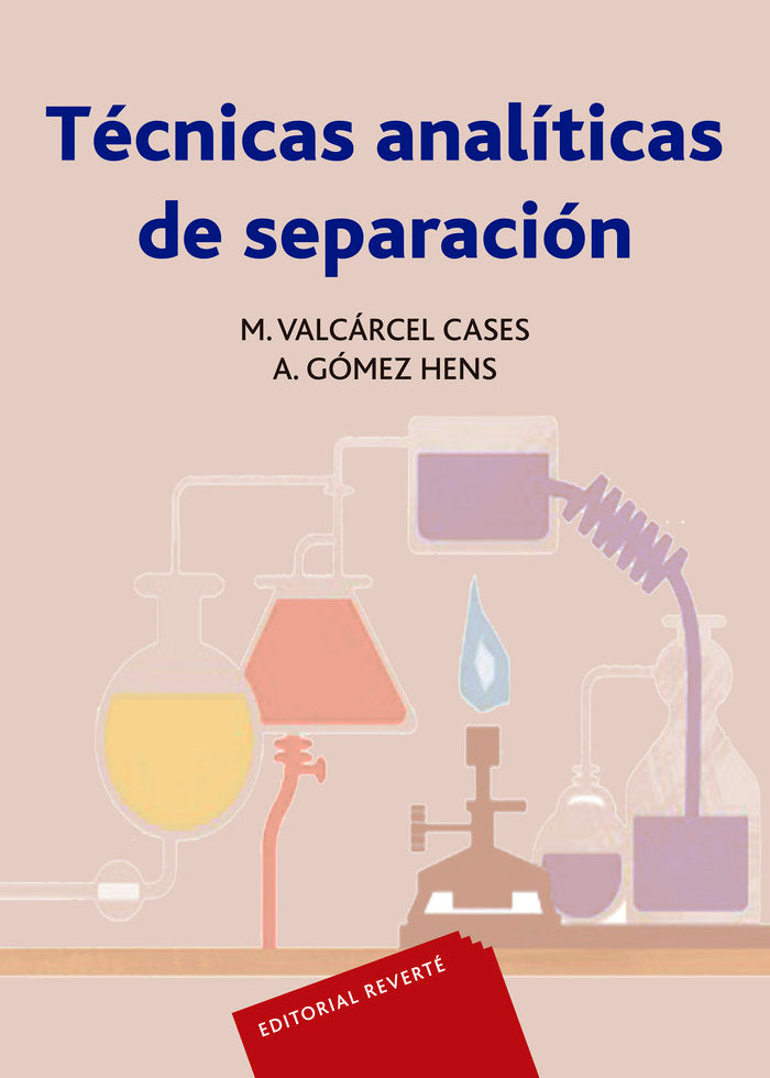 Técnicas analíticas de separación, de Valcárcel Cases, M. | portada del libro