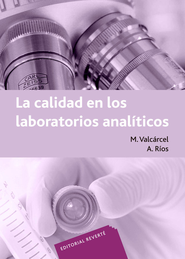 La calidad en los laboratorios analíticos, de Valcárcel Cases, M. | portada del libro