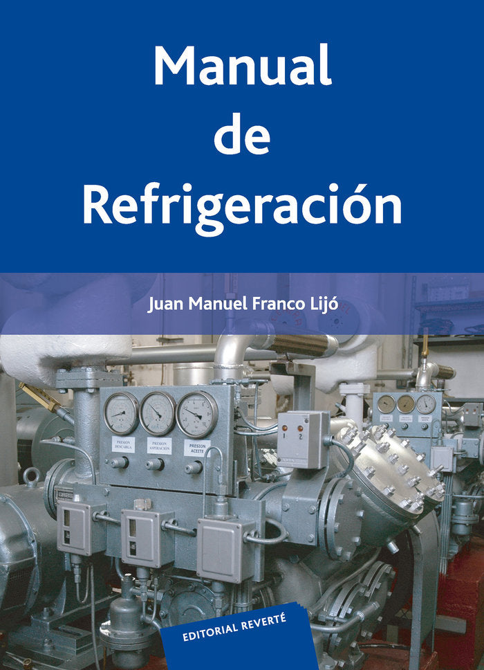 Manual de refrigeración, de Franco Lijó, Juan Manuel | portada del libro